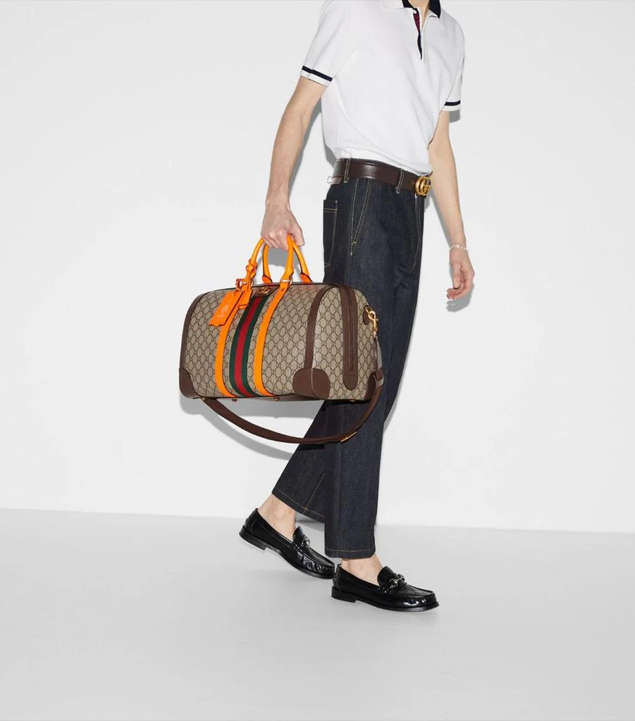 Gucci Medium GG Supreme Savoy Duffle Bag 2