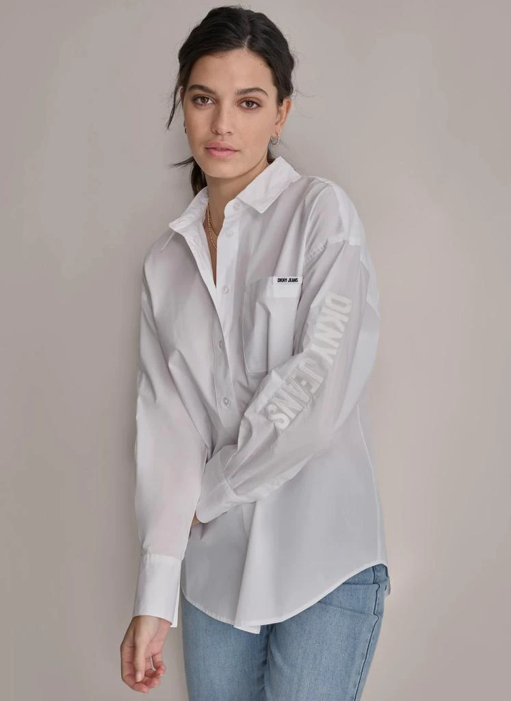 DKNY DKNY JEANS POPLIN BUTTON DOWN 4