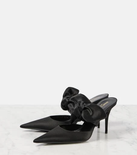 Yves Saint Laurent Barbara 90 satin mules 4