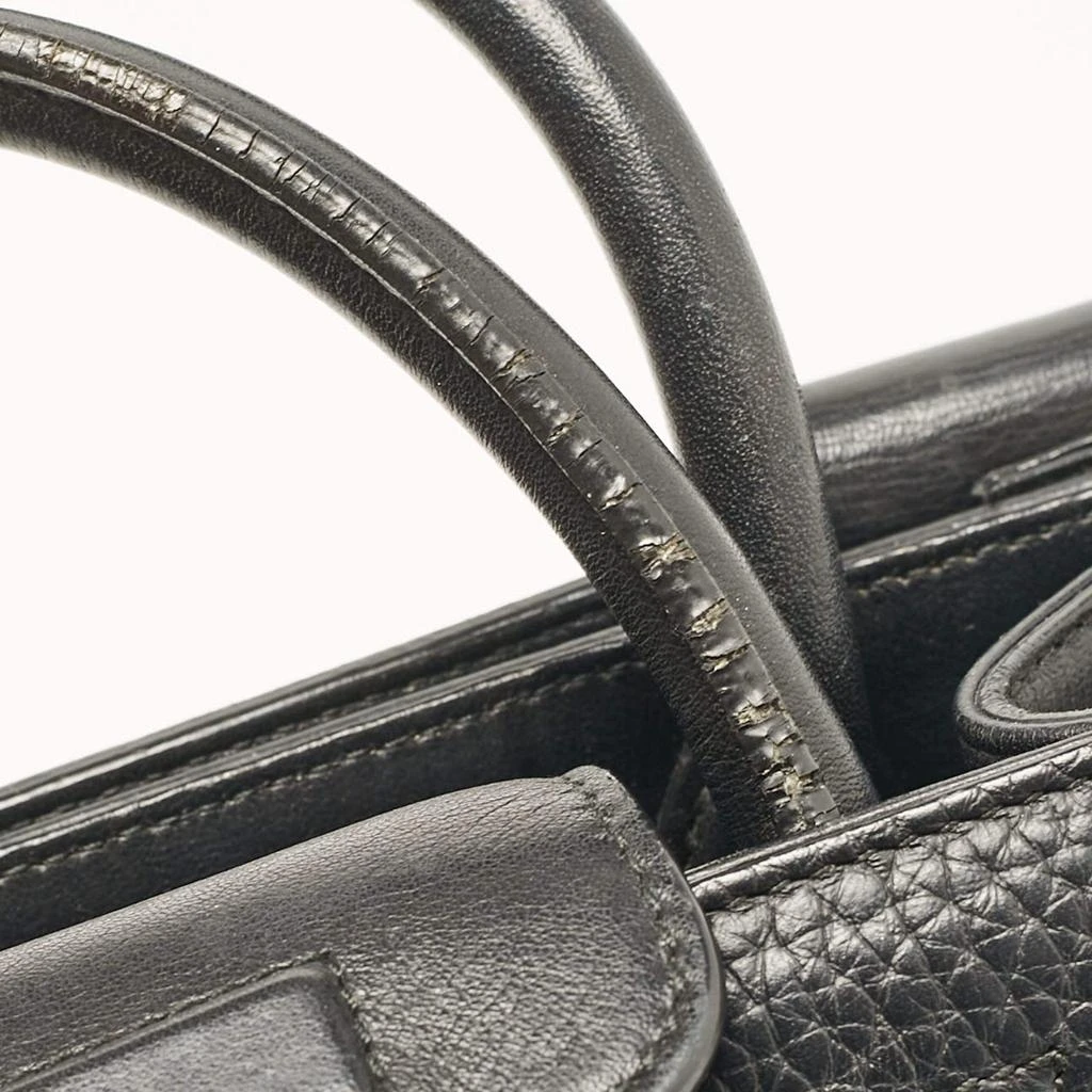 Dior Dior Black Leather Mini Diorever Top Handle Bag 10
