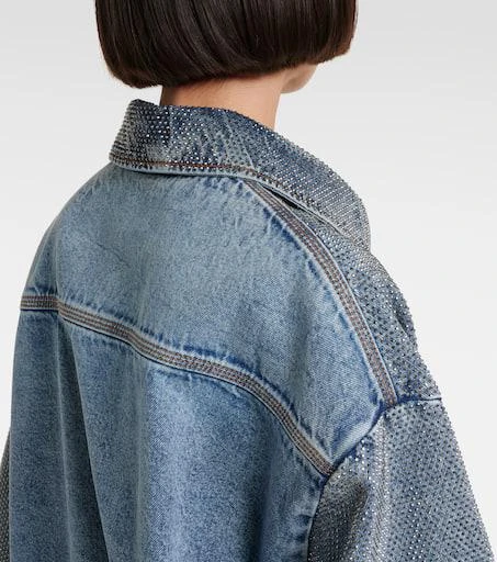 Stella McCartney Hotfix embellished denim shirt 6