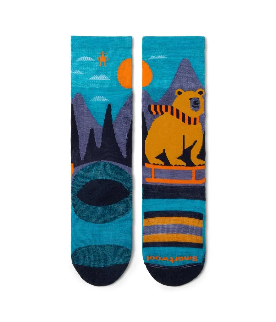 SmartWool Kids
 Ski Light Cushion Sleigh Bear Over The Calf Socks (Toddler/Little Kid/Big Kid) 2