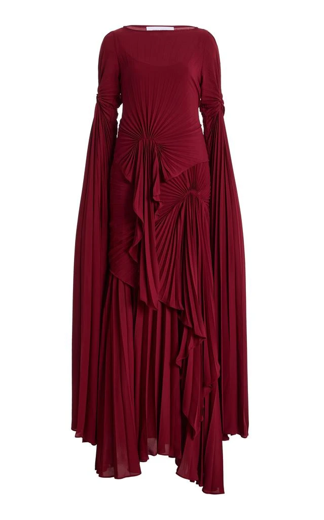 GEORGIA HARDINGE GEORGIA HARDINGE Waterfall Convertible Plisse Maxi Dress -  Moda Operandi - Dresses & Skirts - BeyondStyle