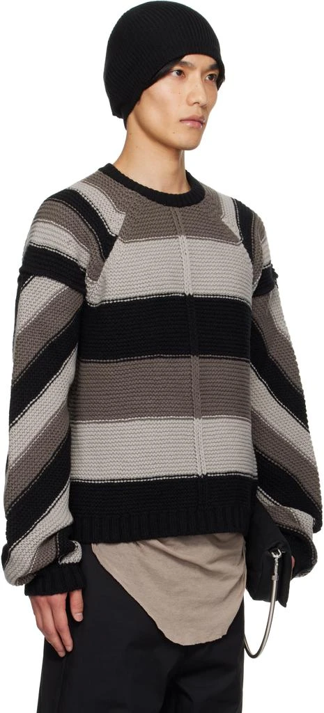 Rick Owens Gray 
Black Concordians Pitti Sweater 2