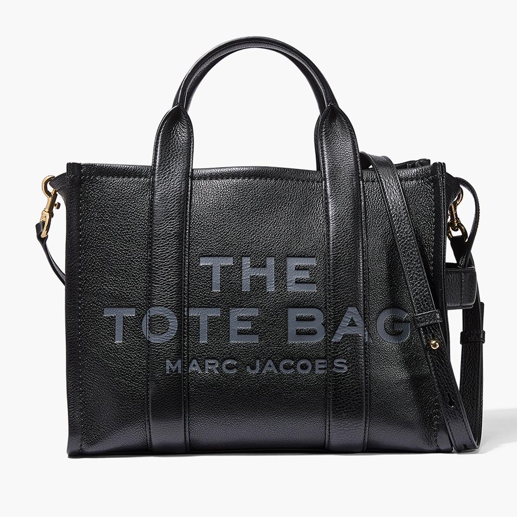 Marc Jacobs The Medium Leather Tote Bag Cement - Tote Bags