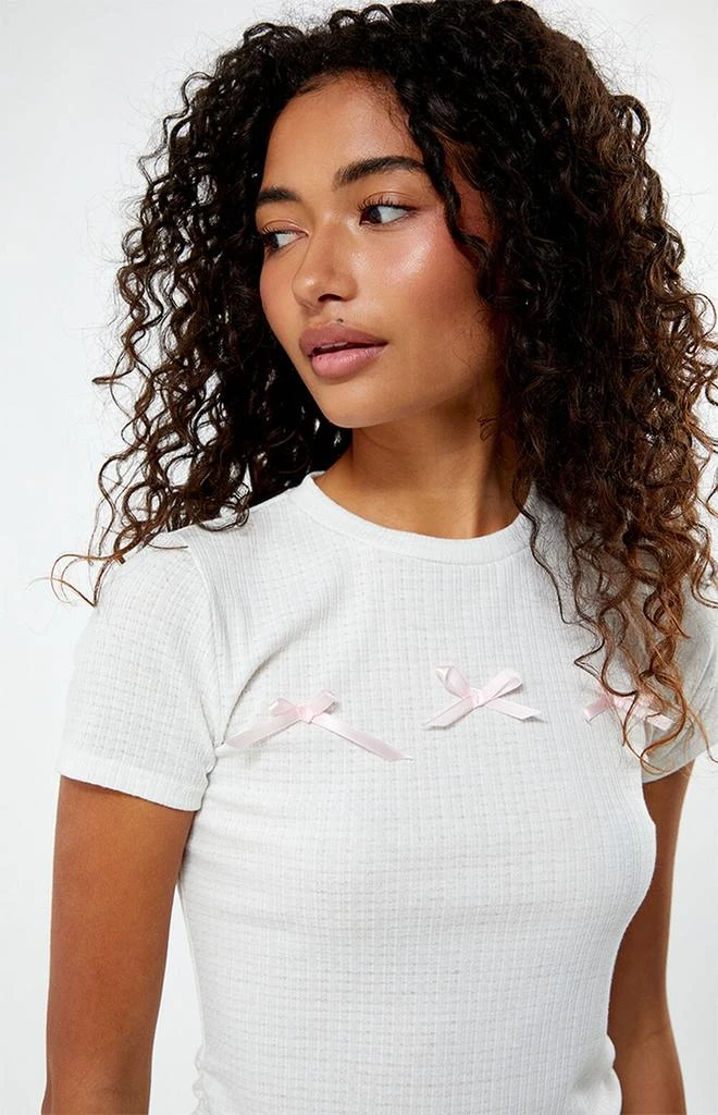 LA Hearts Bow Baby T-Shirt 1