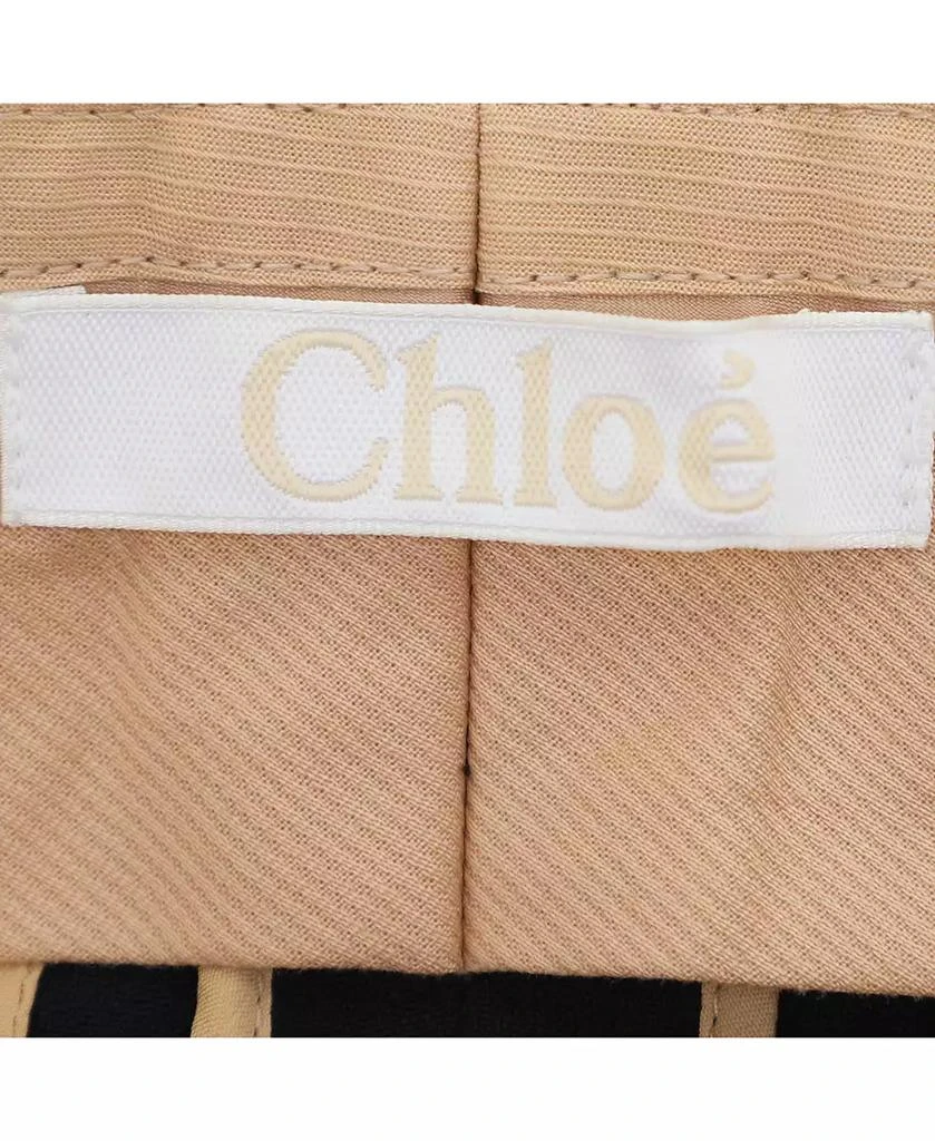 Pre-Owned Chloe Women
s Deep Navy Crepe Trousers 3