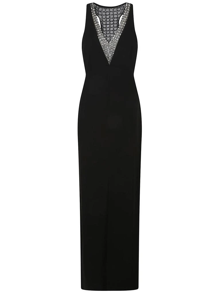 sachin and babi light blue dress Max Mara Evening dress OPERA in silk in 012 bronze main image 1
