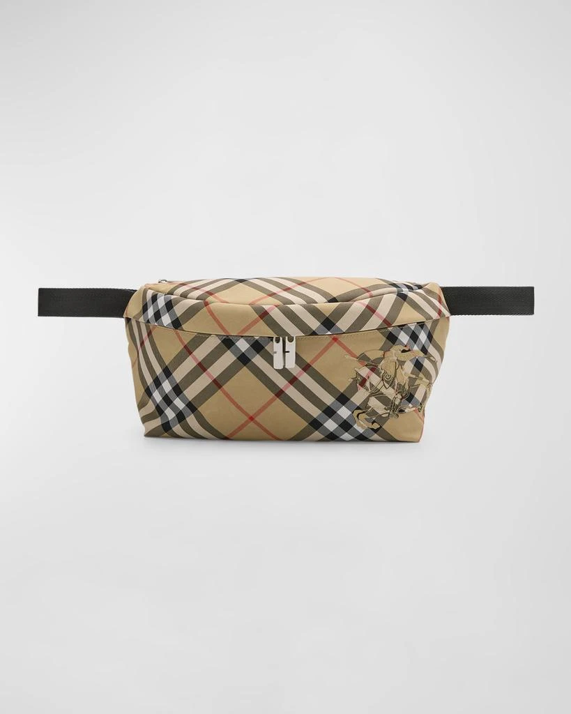 Burberry Men
s Essential Check Belt Bag