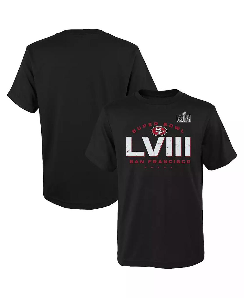 Outerstuff Big Boys Black San Francisco 49ers Super Bowl LVIII Made It T-shirt