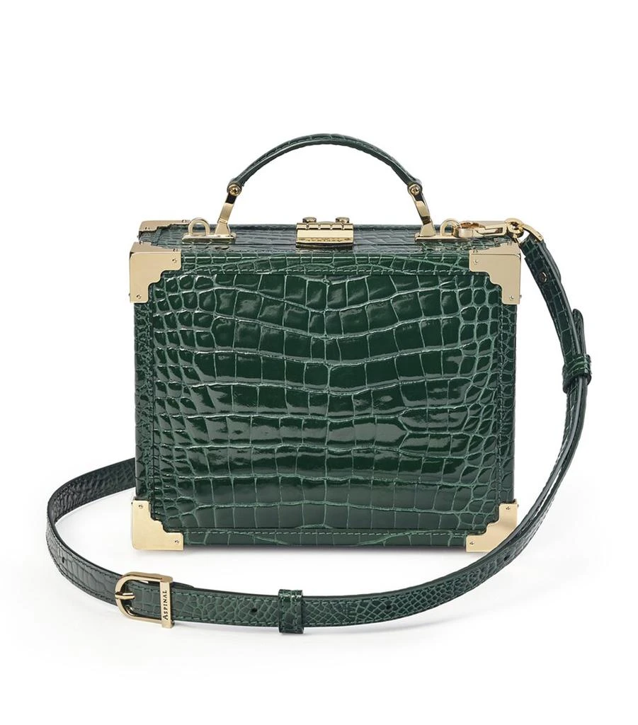 Aspinal of London Mini Leather Trunk Clutch Bag 9