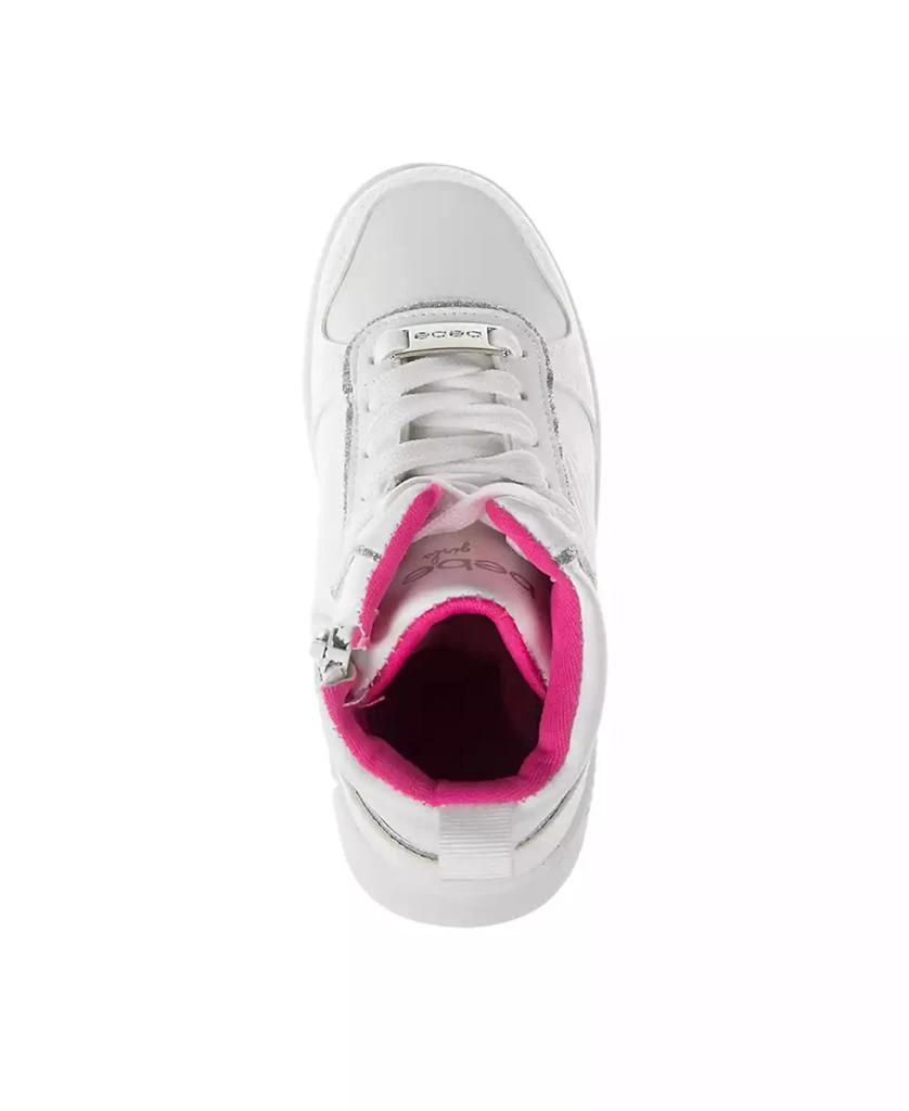 Bebe Little and Big Girls High Top Sneaker 6
