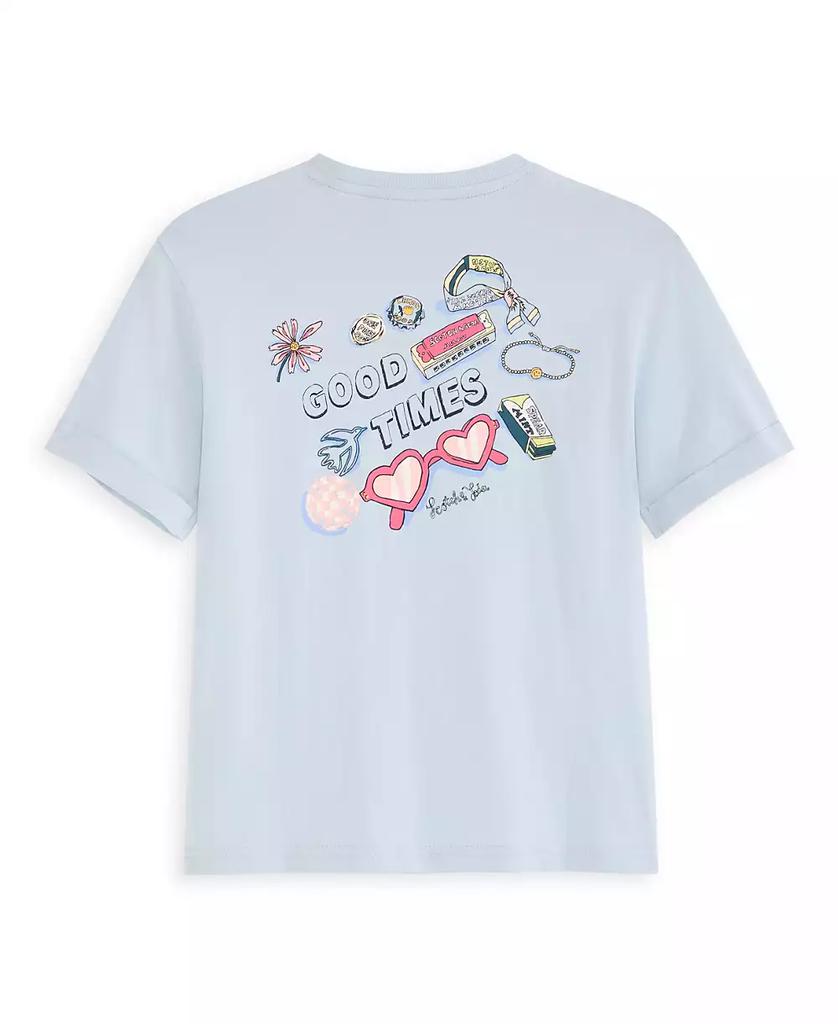 Scotch & Soda Big Girls Jersey Short Sleeve T-Shirt