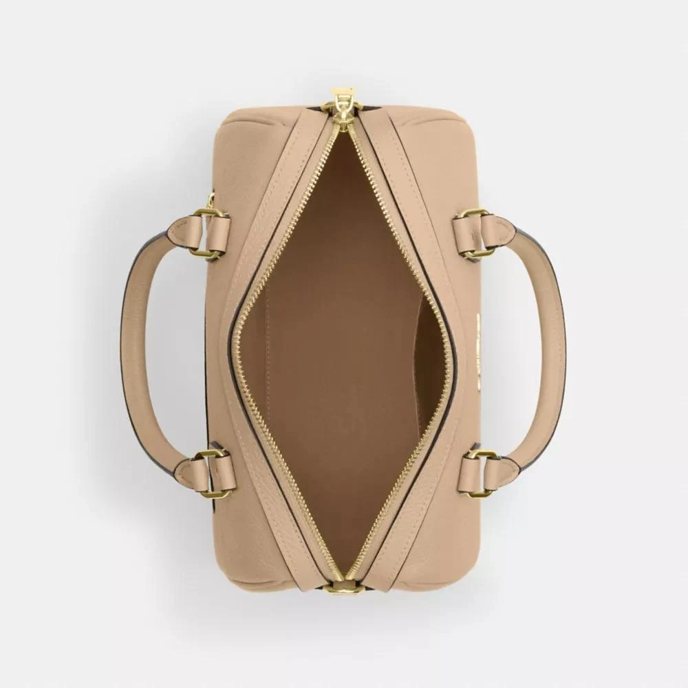 Coach Rowan Satchel Bag In Signature Leather 6