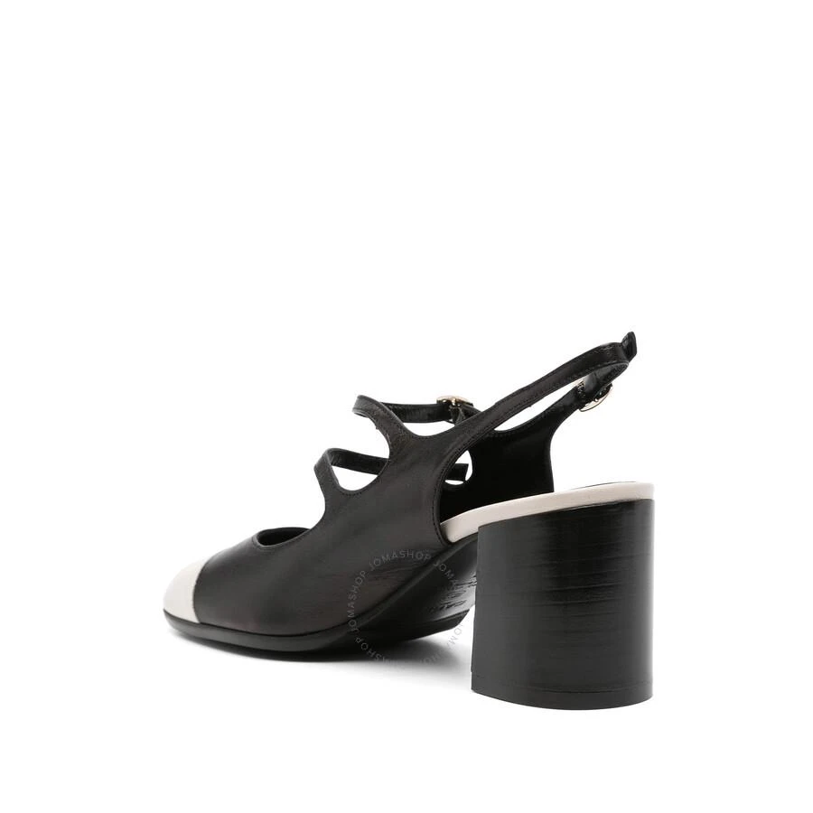 Carel Ladies Black / Beige Block Heel Sandals 3