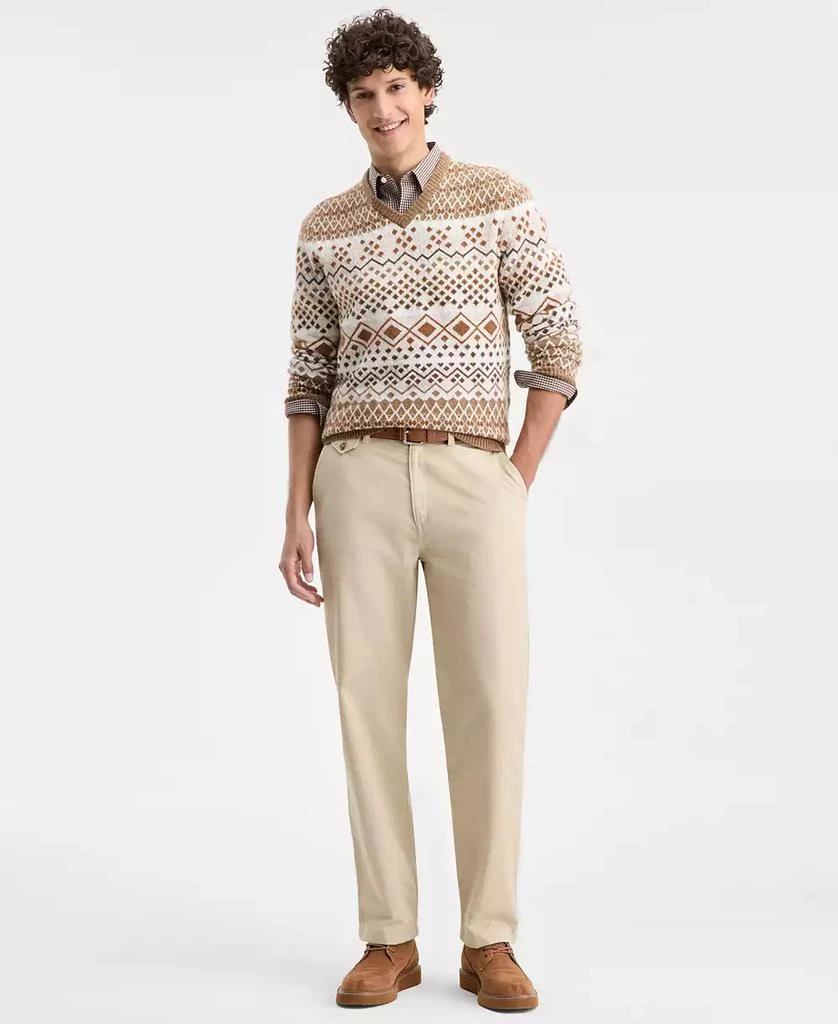 Club Room Men
s Relaxed-Fit Herringbone Twill Pants, Macy
s Exclusive 2