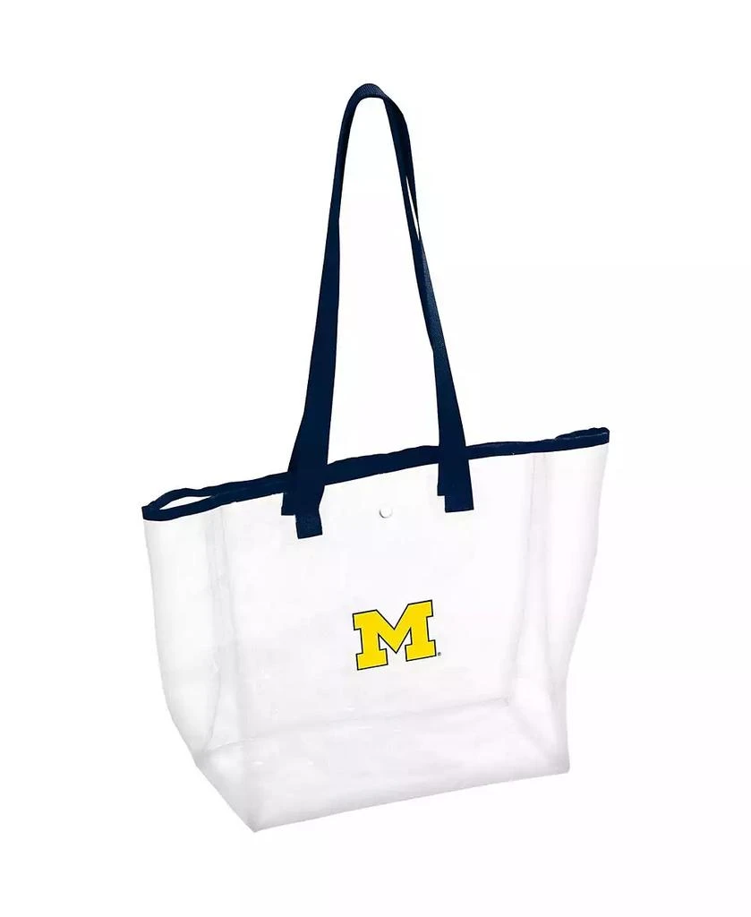 Logo Brands Women's Michigan Wolverines Stadium Clear Tote Bag 1