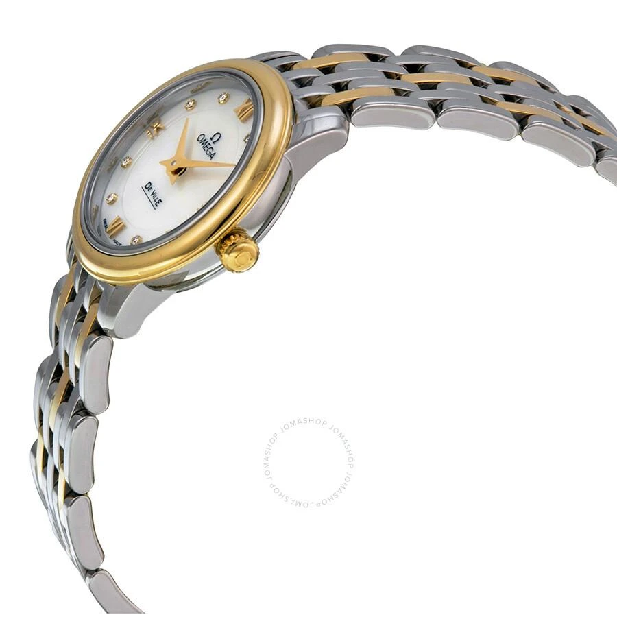 Omega DeVille Prestige Mother of Pearl Diamond Dial Ladies Watch 42420246055001 2