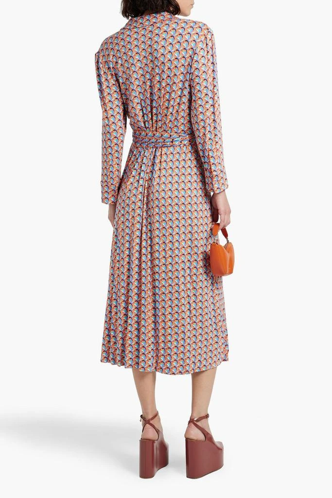 DIANE VON FURSTENBERG Sana printed stretch-jersey midi wrap dress 3