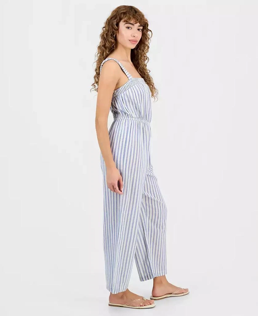 And Now This Petite Cotton Smocked-Waist Jumpsuit, Macy
s Exclusive 2