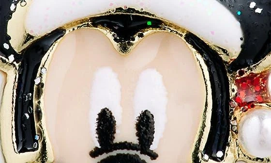 BAUBLEBAR Santa Mickey Mouse Enamel Stud Earrings 3