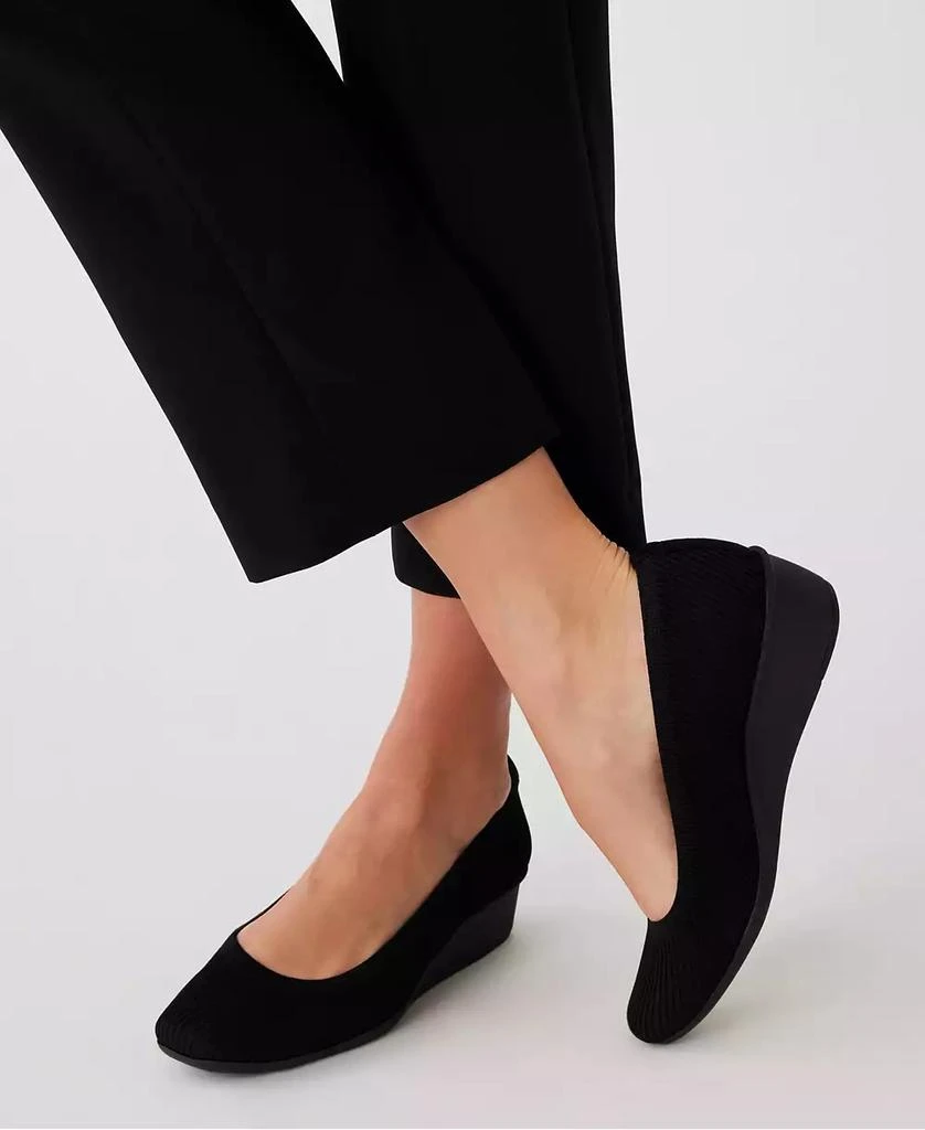 Anne Klein Women's Wisher Wedge Slip On Flats 10