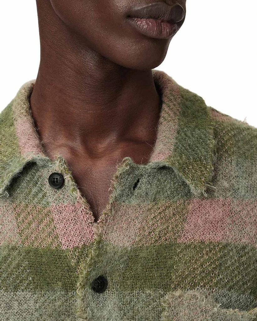 ALL SAINTS Adler Plaid Cardigan 6