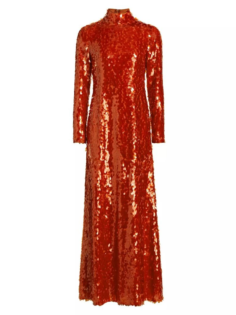 Simon Miller Sculpty Sequin Dress Maxi-Dress 1
