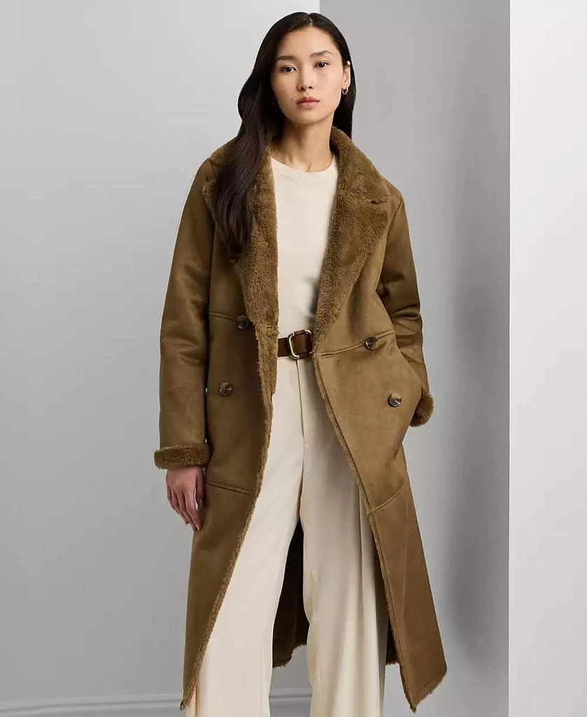 Ralph Lauren Women's Faux-Shearling Coat 5