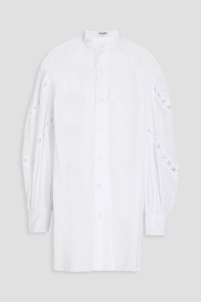 Charo Ruiz Ibiza Marian cotton-blend broderie anglaise shirt