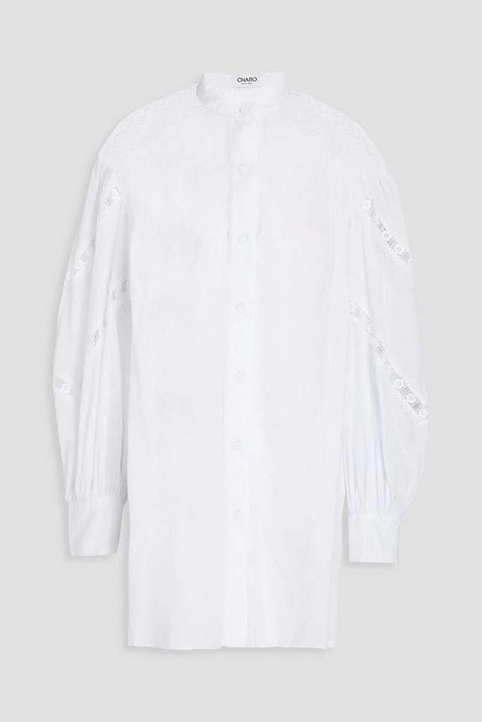 Charo Ruiz Ibiza Marian cotton-blend broderie anglaise shirt 1