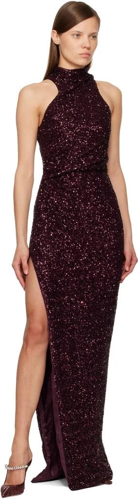 Jimmy Choo Burgundy Bing 100 Heels 5