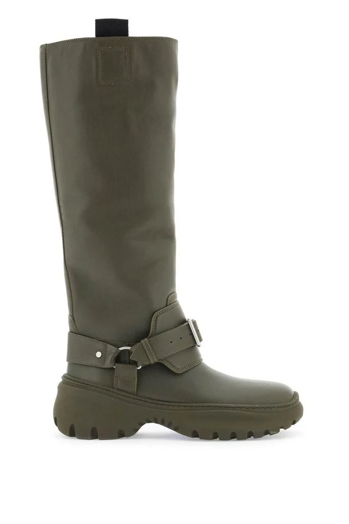 Burberry equestrian-style leather riding boots 1