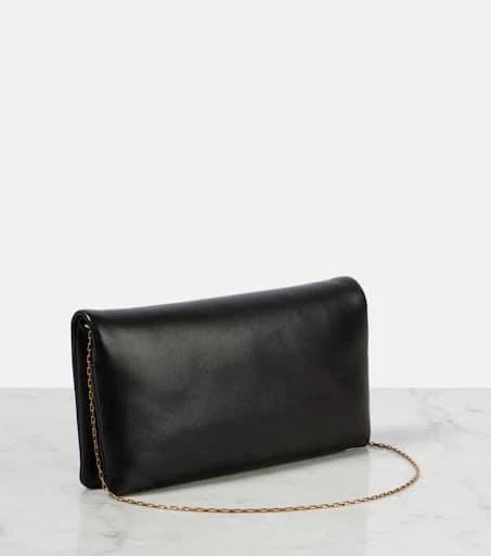 Yves Saint Laurent Calypso Mini leather wallet on chain 4