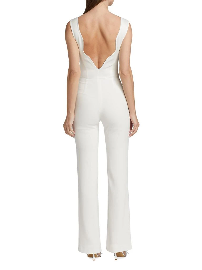 Galvan Barcelona Sleeveless Flared Jumpsuit 2