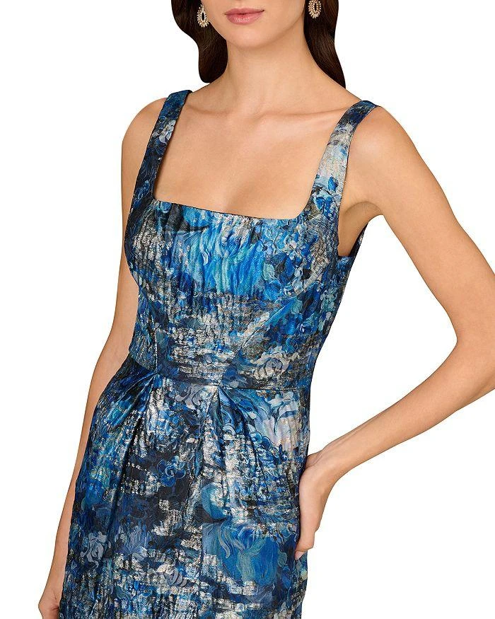 Aidan Mattox Printed Jacquard Gown 3