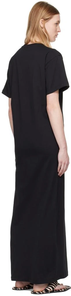 MSGM Black Printed Maxi Dress 3