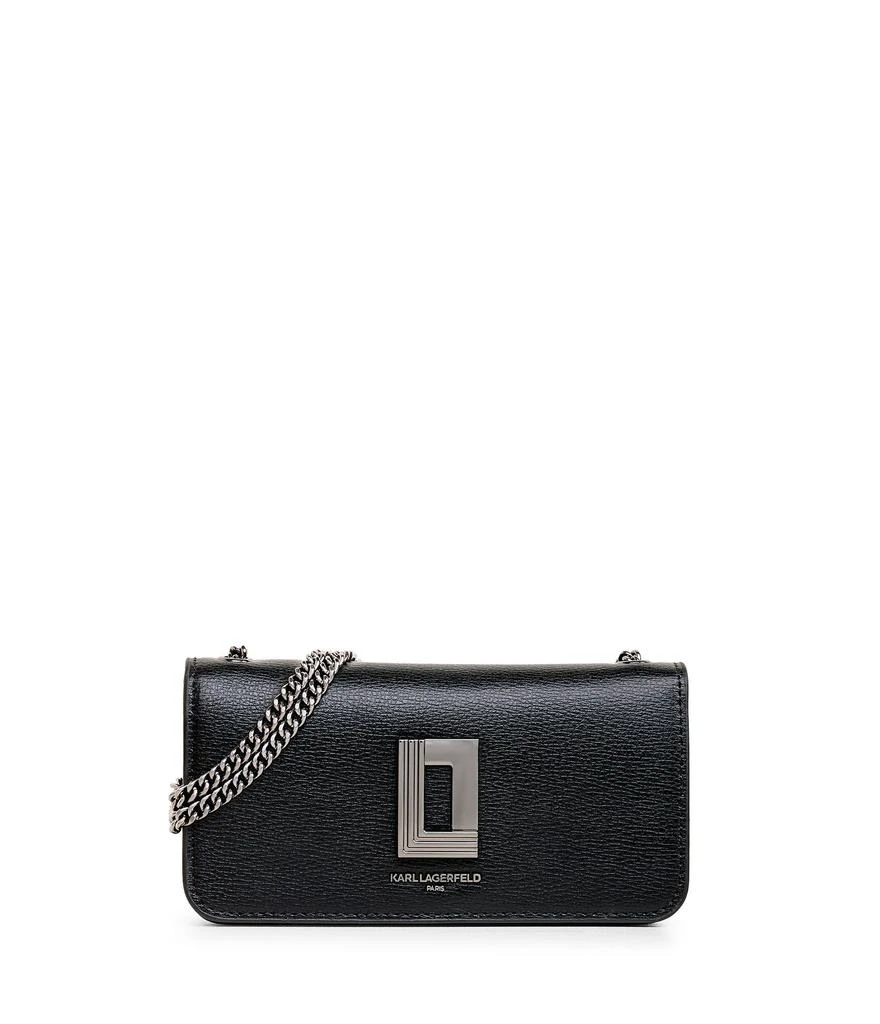 Karl Lagerfeld Paris LAFAYETTE LEATHER WALLET ON CHAIN 1