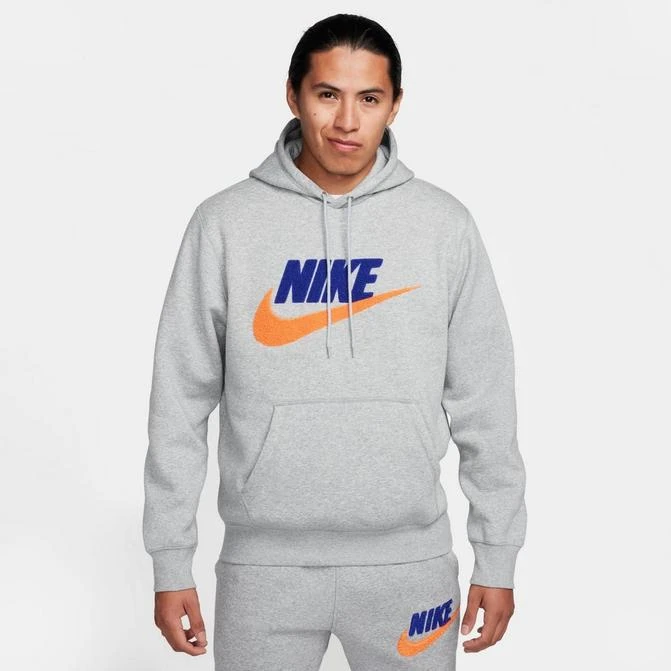 NIKE Men's Nike Club Fleece Chenille Futura Pullover Hoodie 1