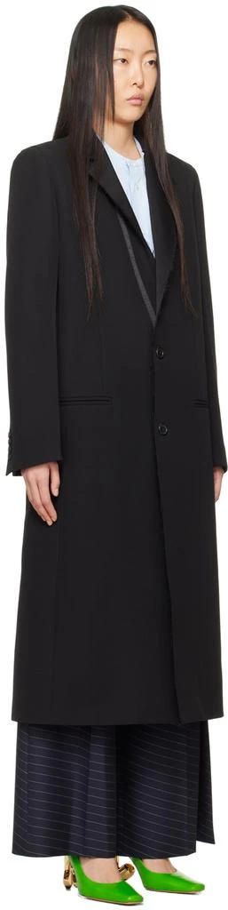 JW Anderson Black Buttoned Coat 2
