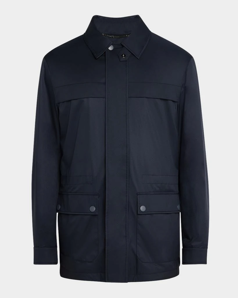 Canali Men's Brera Four-Pocket Field Jacket 1