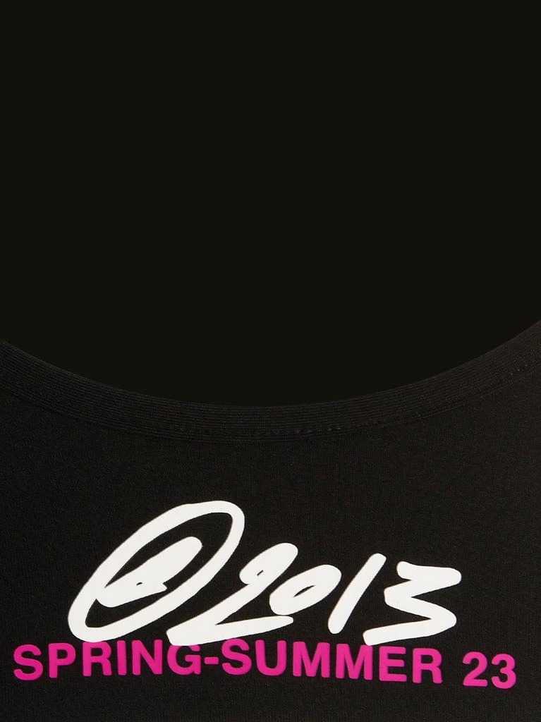 Off-White Off-White For Run Logo Printed Cut-Out Sports Bra 4