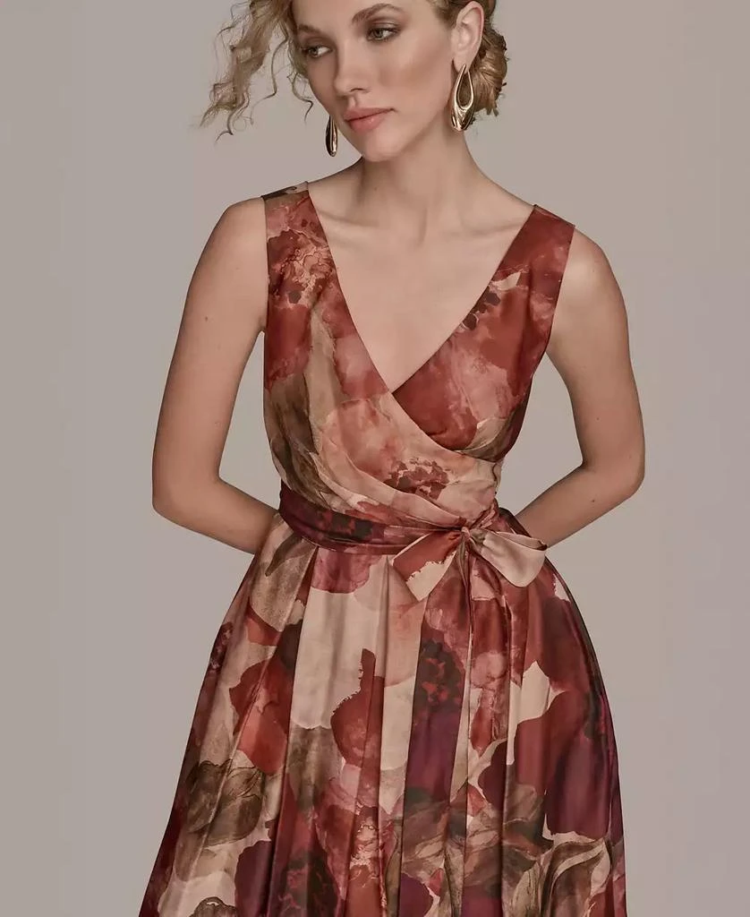 Women's V-Neck Floral Ball Gown  On Sale Now with Up to 81% Off | Discover  Exclusive Deals & Savings at BeyondStyle  Authentic Donna Karan dress|women's  fashion with Limited-Time Discounts, Free