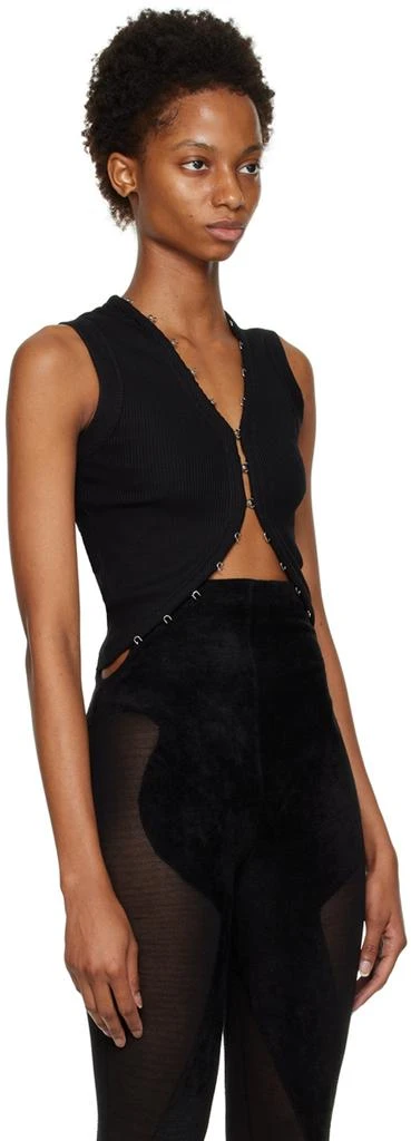 Dion Lee Black Hook & Eye Tank Top 2