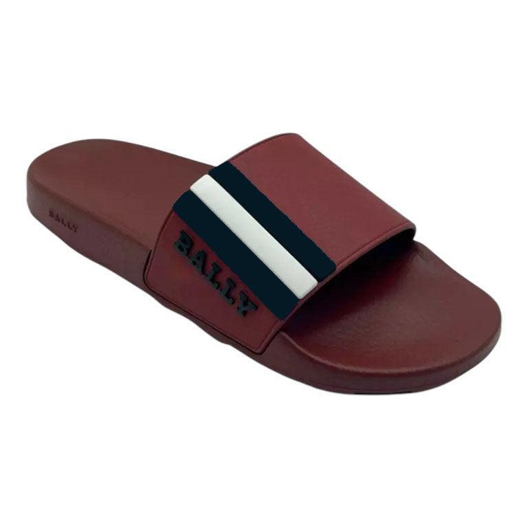 Bally Sasha Men's 6234150 Black Slide Sandals - Shoes - Free