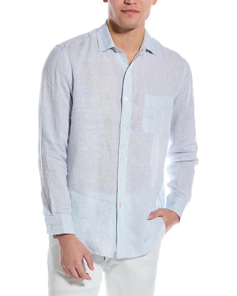 J.McLaughlin J.McLaughlin Brookville Linen Button-Down Shirt 1
