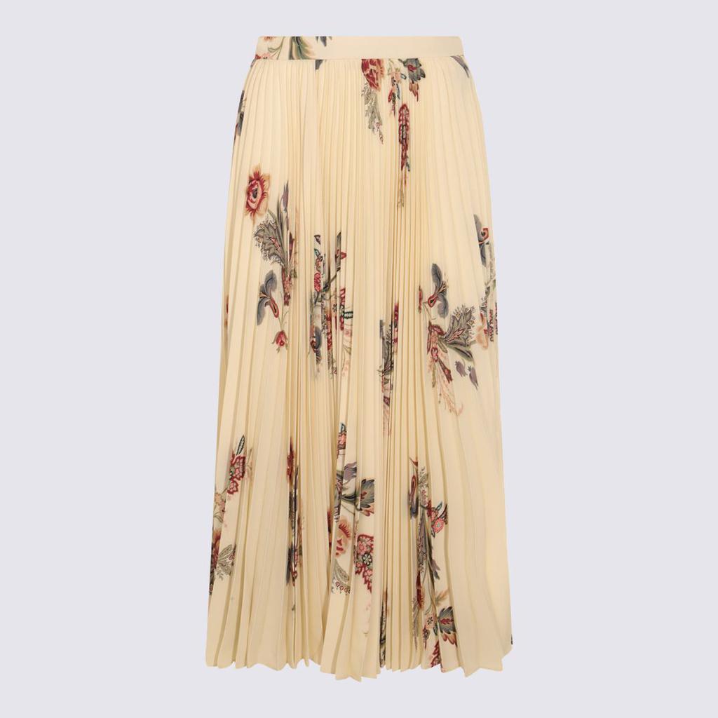 スカート ETRO MIDI SKIRT ETRO Pleather printed cotton-poplin midi skirt | NET-A-PORTER