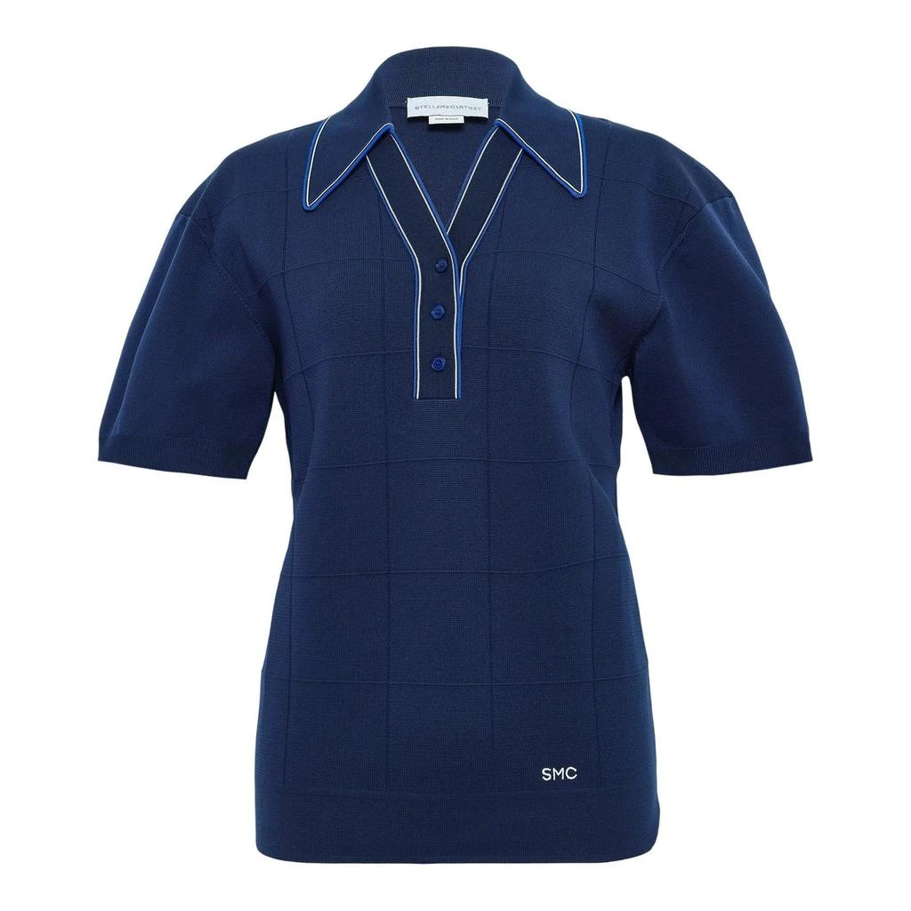 Stella McCartney Stella McCartney Technical Knit Polo Top from Cettire