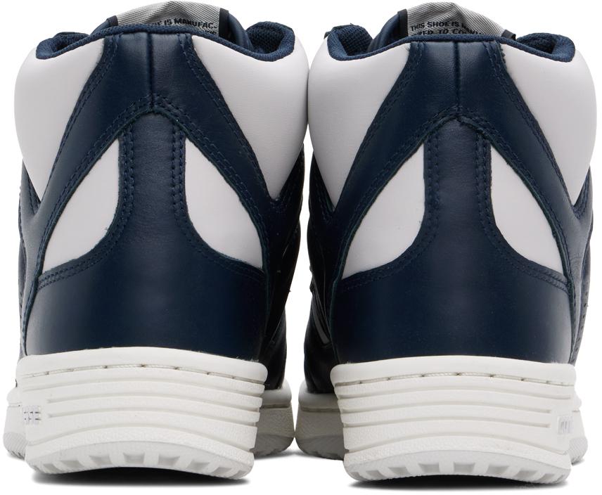 Converse Navy & Gray Weapon Mid Top Sneakers