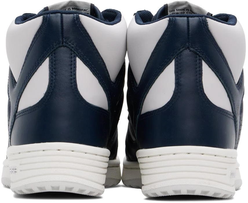 Converse Navy & Gray Weapon Mid Top Sneakers 2